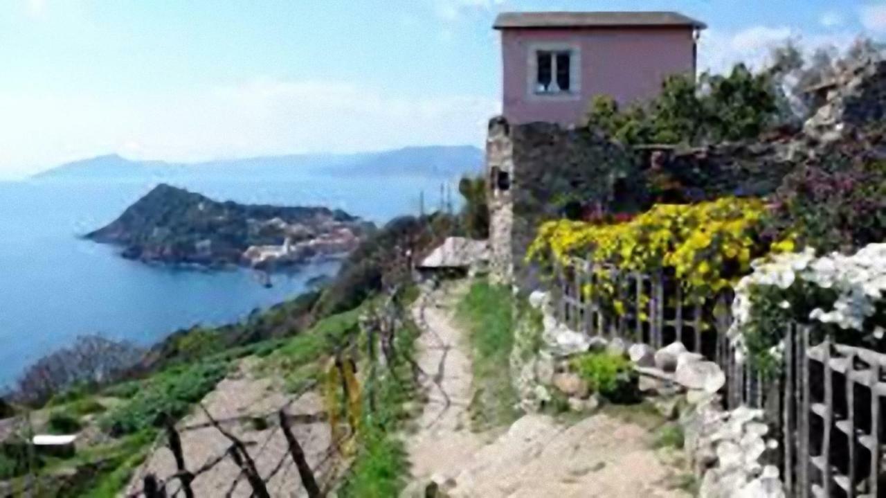 The Sea From The Hills Apartment Casarza Ligure Exterior photo