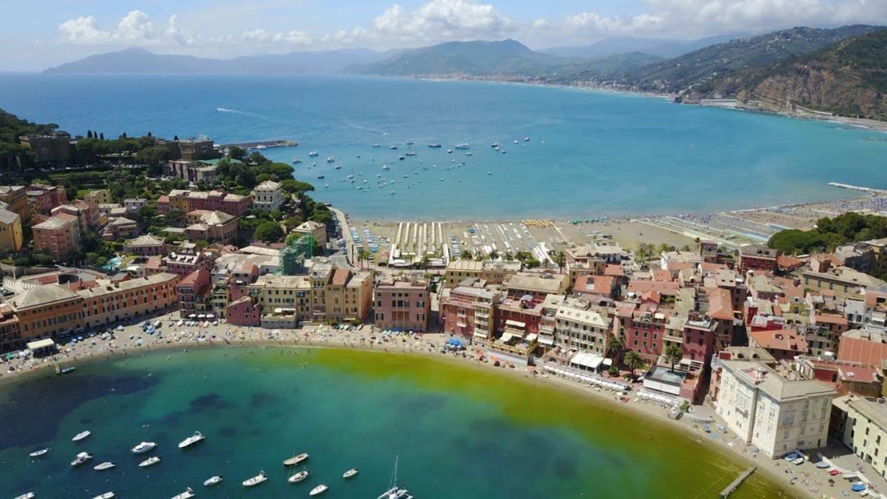 The Sea From The Hills Apartment Casarza Ligure Exterior photo