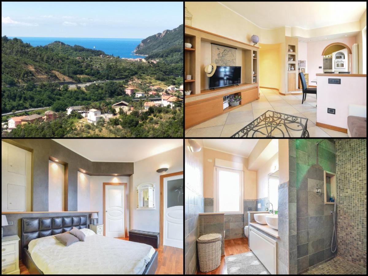 The Sea From The Hills Apartment Casarza Ligure Exterior photo
